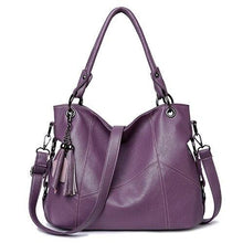 Load image into Gallery viewer, High Quality Soft Leather Tassel Luxury Women Handbags Crossbody Bag Tote Purse