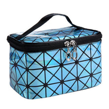 Load image into Gallery viewer, Fashion Laser Travel Make Up Bag Organizer Women Zipper Cosmetic Case Storage Box Portable Makeup Pouch