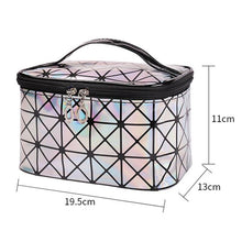 Load image into Gallery viewer, Fashion Laser Travel Make Up Bag Organizer Women Zipper Cosmetic Case Storage Box Portable Makeup Pouch