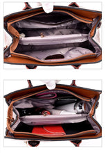 Load image into Gallery viewer, Genuine Leather Women Crocodile Luxury Handbags Designer Crossbody Bags Retro Tote Purse