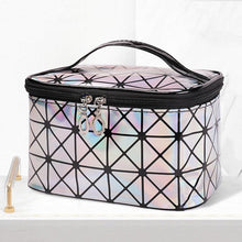 Load image into Gallery viewer, Fashion Laser Travel Make Up Bag Organizer Women Zipper Cosmetic Case Storage Box Portable Makeup Pouch
