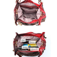 Load image into Gallery viewer, Fashion Women Hollow Out Ombre Handbags Floral Print Shoulder Bags Tote Bag