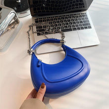Load image into Gallery viewer, Half-moon Small PU Leather Bag 2022 Women Handbag Luxury Chain Shoulder Crossbody Bag