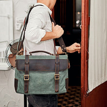 Load image into Gallery viewer, Military Canvas Messenger Bag
