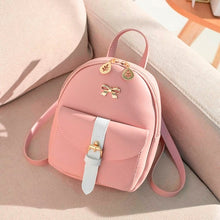 Load image into Gallery viewer, Petite Vegan Leather Backpack