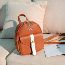 Load image into Gallery viewer, Petite Vegan Leather Backpack