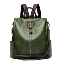 Load image into Gallery viewer, Vintage Leather Travel Backpack