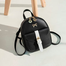 Load image into Gallery viewer, Petite Vegan Leather Backpack