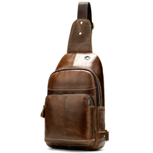 Load image into Gallery viewer, Matte Leather Chest Bag