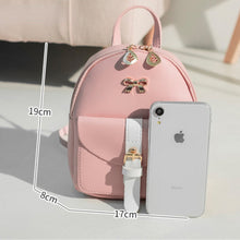 Load image into Gallery viewer, Petite Vegan Leather Backpack