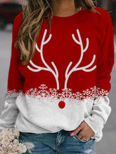 Load image into Gallery viewer, Holiday Spirit Reindeer Sweatshirt
