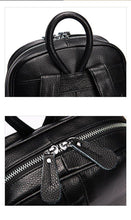 Load image into Gallery viewer, Leather Women Backpacks School bag Teenagers shoulders Bag