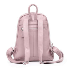 Load image into Gallery viewer, Leather Women Backpacks School bag Teenagers shoulders Bag