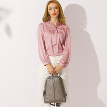 Load image into Gallery viewer, Leather Women Backpack Casual Travel Back Pack Bag Preppy Style Girl's Laptop Schoolbag