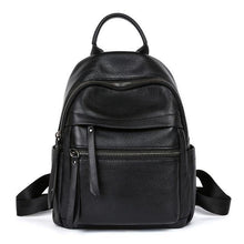 Load image into Gallery viewer, Fashion Genuine Cowhide Leather Women's Backpacks School Book Backpack