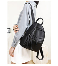 Load image into Gallery viewer, Fashion Genuine Cowhide Leather Women's Backpacks School Book Backpack