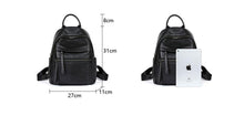 Load image into Gallery viewer, Fashion Genuine Cowhide Leather Women's Backpacks School Book Backpack
