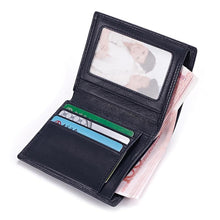 Load image into Gallery viewer, Soft Sheepskin Genuine Leather Handmade Knitting Men Wallets Purse