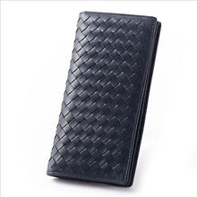 Load image into Gallery viewer, Soft Sheepskin Genuine Leather Handmade Knitting Men Wallets Purse