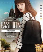 Load image into Gallery viewer, Leather Women Backpack Casual Travel Back Pack Bag Preppy Style Girl's Laptop Schoolbag