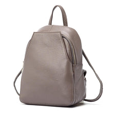 Load image into Gallery viewer, Leather Women Backpack Ladies Travel Bags Preppy Style Schoolbags