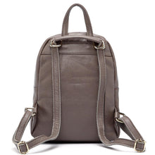 Load image into Gallery viewer, Leather Women Backpack Ladies Travel Bags Preppy Style Schoolbags