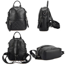 Load image into Gallery viewer, Leather Vintage Women Backpack Daily Holiday Knapsack Casual Travel Bags Girl's Schoolbag