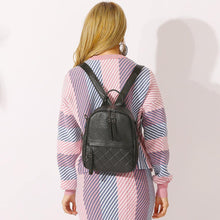 Load image into Gallery viewer, Leather Vintage Women Backpack Daily Holiday Knapsack Casual Travel Bags Girl's Schoolbag