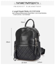 Load image into Gallery viewer, Leather Vintage Women Backpack Daily Holiday Knapsack Casual Travel Bags Girl's Schoolbag