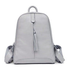 Load image into Gallery viewer, Leather Women Backpacks School bag Teenagers shoulders Bag