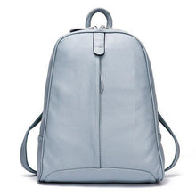 Load image into Gallery viewer, Leather Women Backpack Casual Travel Back Pack Bag Preppy Style Girl's Laptop Schoolbag