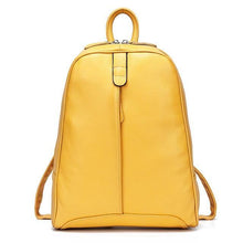 Load image into Gallery viewer, Leather Women Backpack Casual Travel Back Pack Bag Preppy Style Girl's Laptop Schoolbag
