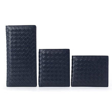 Load image into Gallery viewer, Soft Sheepskin Genuine Leather Handmade Knitting Men Wallets Purse