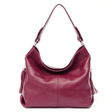 Load image into Gallery viewer, Genuine Leather Tassel Women's Handbag Hobo Crossbody Bag Shoulder Bags Bucket Purse