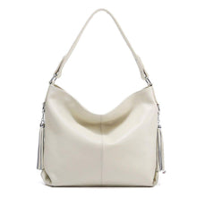 Load image into Gallery viewer, Genuine Leather Tassel Women's Handbag Hobo Crossbody Bag Shoulder Bags Bucket Purse