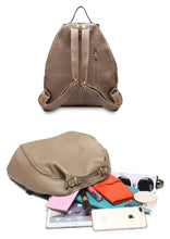 Load image into Gallery viewer, Leather Women Backpack Large Capacity Travel Bag  Girls Fashion Schoolbag