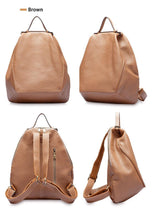 Load image into Gallery viewer, Leather Women Backpack Large Capacity Travel Bag  Girls Fashion Schoolbag