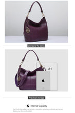Load image into Gallery viewer, Leather Women Shoulder Bag Tote Handbag High Quality Female Messenger Bags Classic