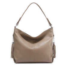 Load image into Gallery viewer, Genuine Leather Tassel Women's Handbag Hobo Crossbody Bag Shoulder Bags Bucket Purse