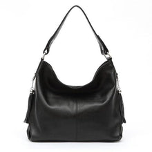 Load image into Gallery viewer, Genuine Leather Tassel Women's Handbag Hobo Crossbody Bag Shoulder Bags Bucket Purse
