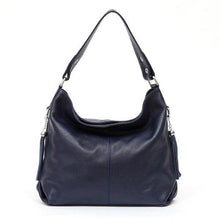 Load image into Gallery viewer, Genuine Leather Tassel Women's Handbag Hobo Crossbody Bag Shoulder Bags Bucket Purse
