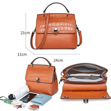Load image into Gallery viewer, Genuine Leather Handbag Women Shoulder Bag Large Capacity Crossbody Bag