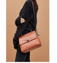 Load image into Gallery viewer, Genuine Leather Handbag Women Shoulder Bag Large Capacity Crossbody Bag