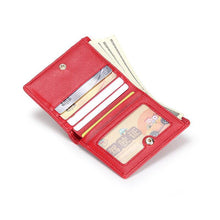 Load image into Gallery viewer, Genuine Leather Coin Purse For Women Sheepskin Mini Wallet Multi-function Card Wallets