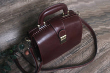 Load image into Gallery viewer, Doctor Handbag Leather Small Bag
