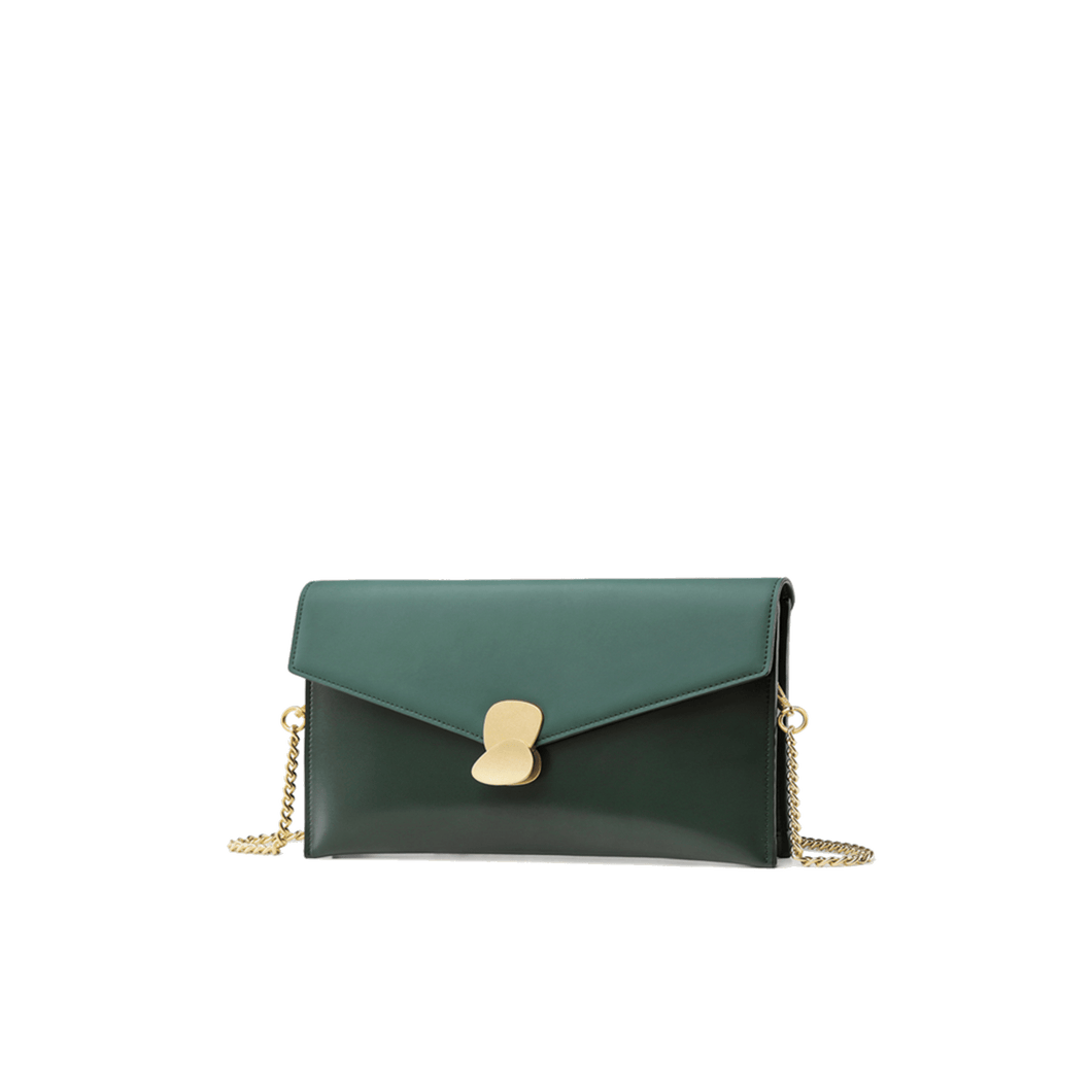 Green Leather Shoulder Bag