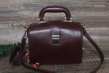 Load image into Gallery viewer, Doctor Handbag Leather Small Bag
