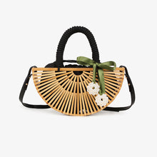 Load image into Gallery viewer, Modern Bamboo Handbag
