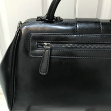 Load image into Gallery viewer, Women&#39;s Black Doctor Bag
