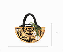 Load image into Gallery viewer, Modern Bamboo Handbag
